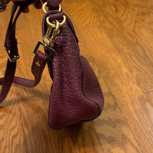 Tory Burch The 797 Pouch Plum Burgundy Crossbody Bag Oxblood - Picture 7 of 16
